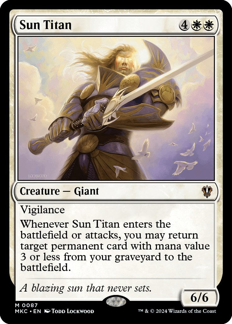 Sun Titan [Murders at Karlov Manor Commander] - The Mythic Store | 24h Order Processing