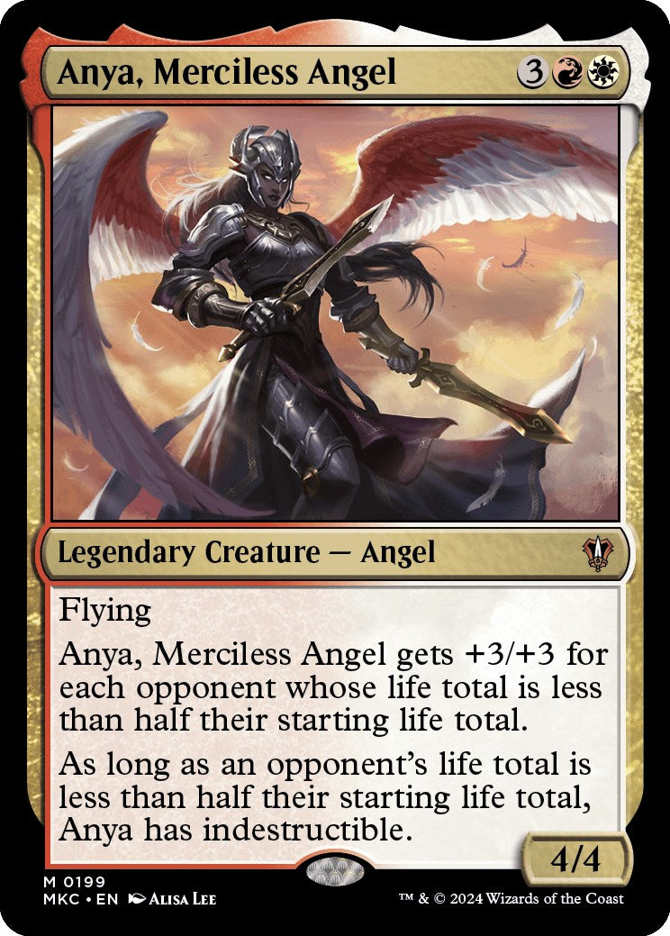 Anya, Merciless Angel [Murders at Karlov Manor Commander] - The Mythic Store | 24h Order Processing