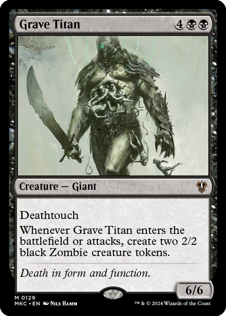 Grave Titan [Murders at Karlov Manor Commander] - The Mythic Store | 24h Order Processing