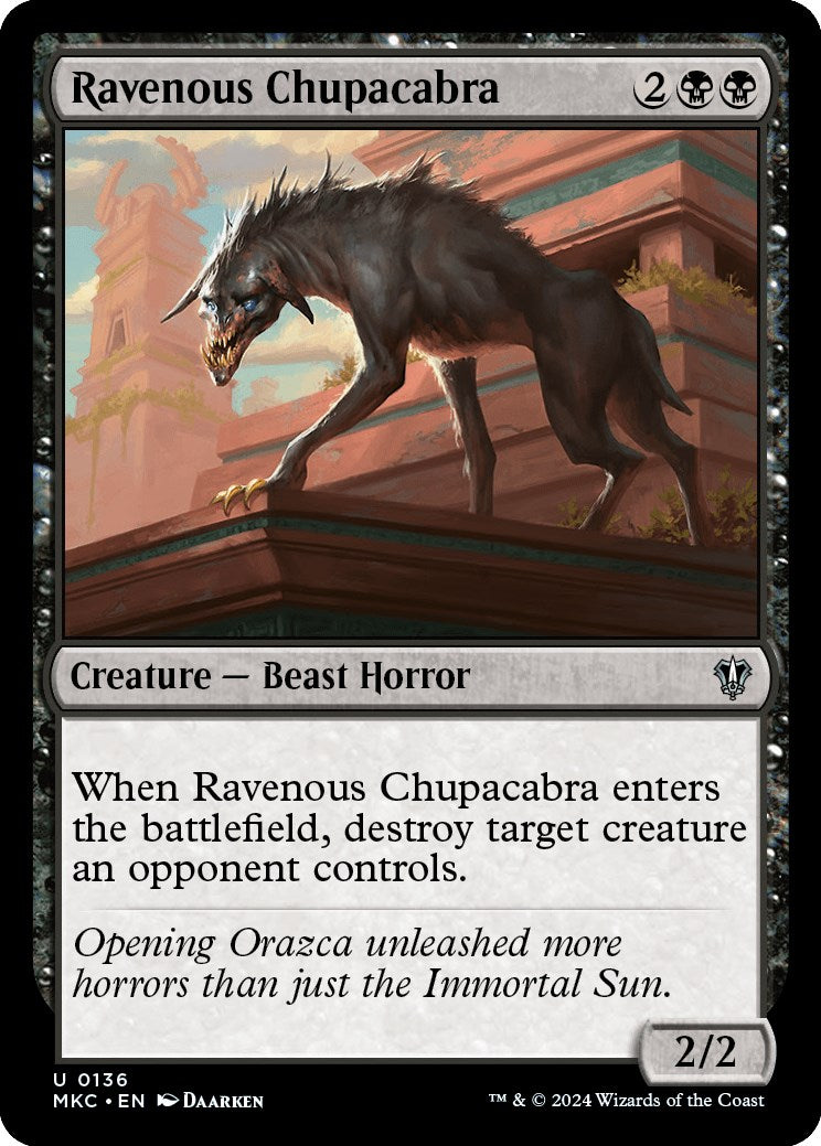 Ravenous Chupacabra [Murders at Karlov Manor Commander] - The Mythic Store | 24h Order Processing