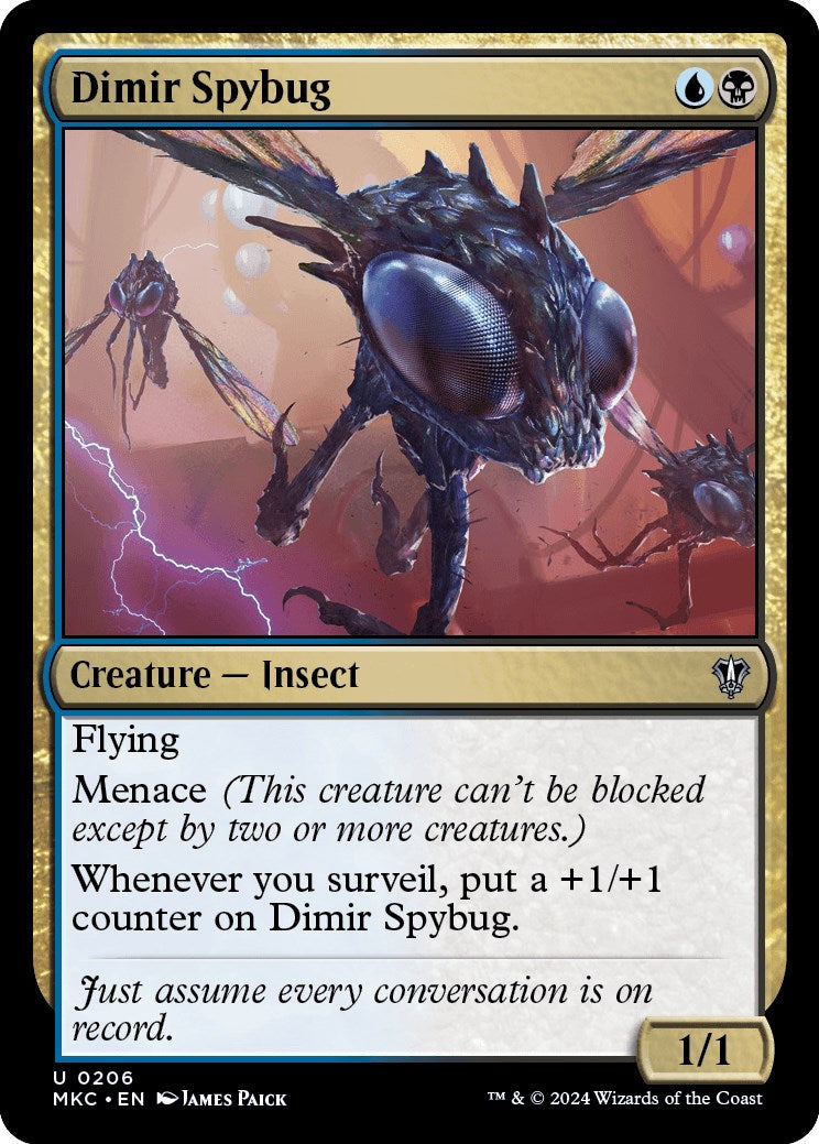 Dimir Spybug [Murders at Karlov Manor Commander] - The Mythic Store | 24h Order Processing