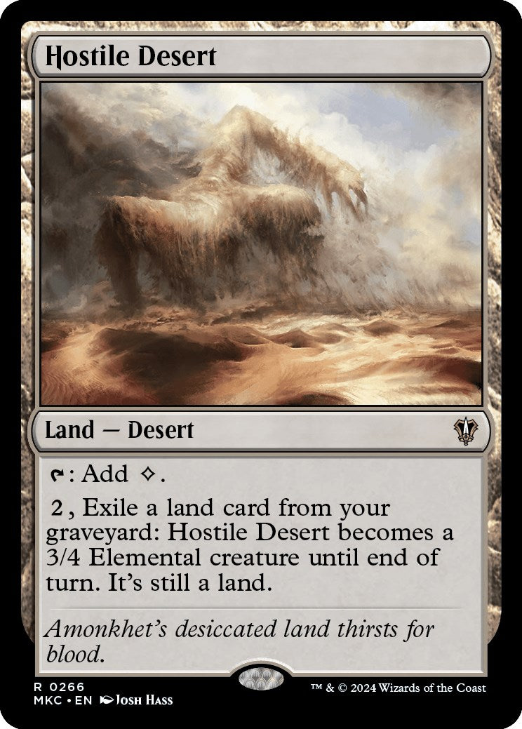 Hostile Desert [Murders at Karlov Manor Commander] - The Mythic Store | 24h Order Processing