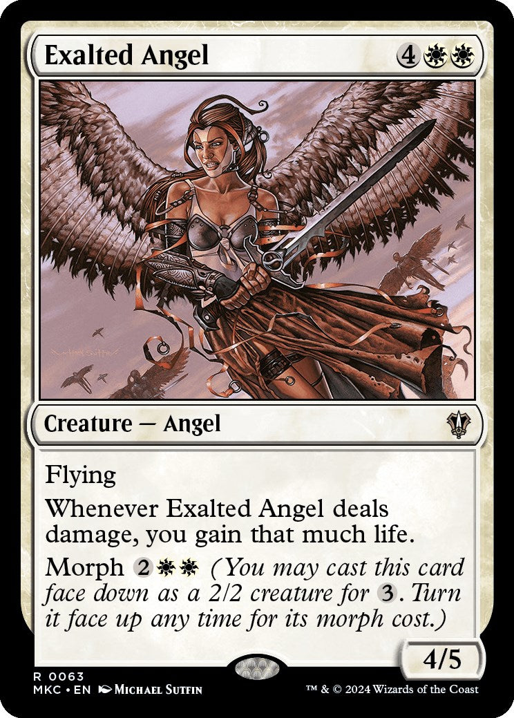 Exalted Angel [Murders at Karlov Manor Commander] - The Mythic Store | 24h Order Processing