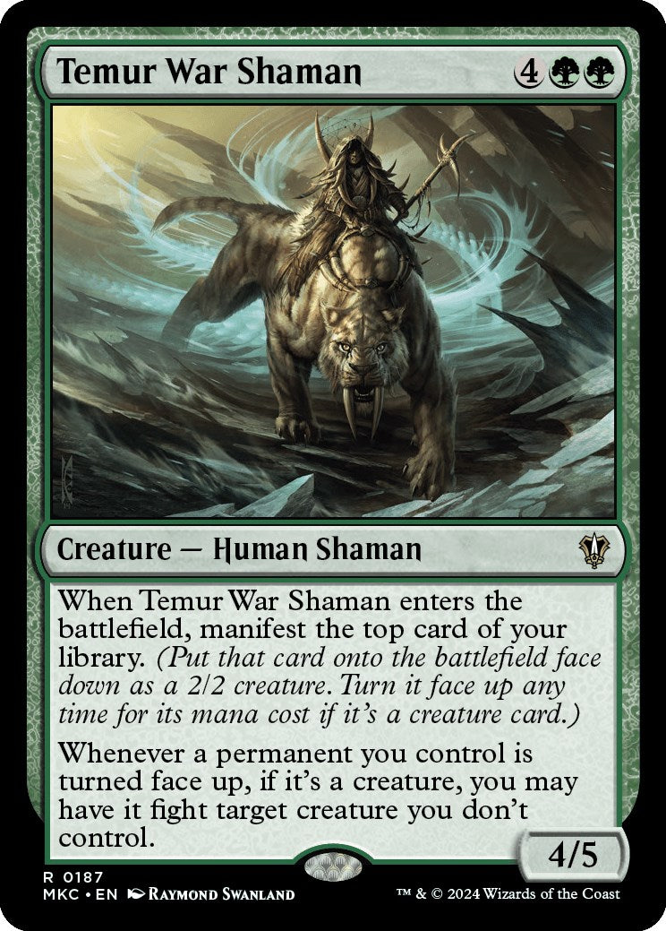 Temur War Shaman [Murders at Karlov Manor Commander] - The Mythic Store | 24h Order Processing