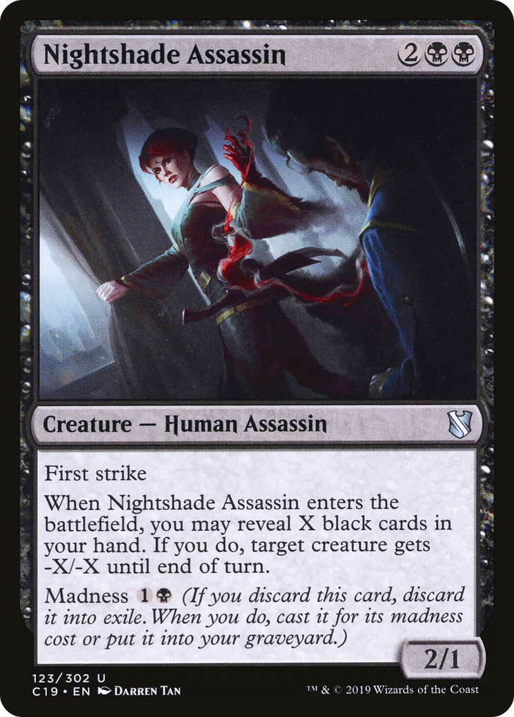 Nightshade Assassin [Commander 2019] - The Mythic Store | 24h Order Processing
