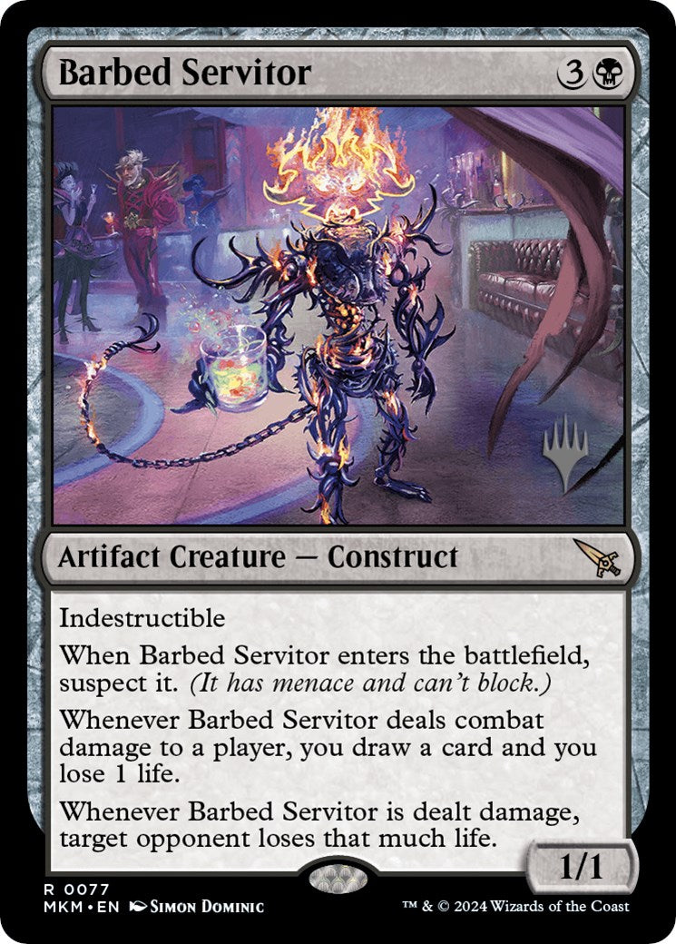 Barbed Servitor (Promo Pack) [Murders at Karlov Manor Promos] - The Mythic Store | 24h Order Processing