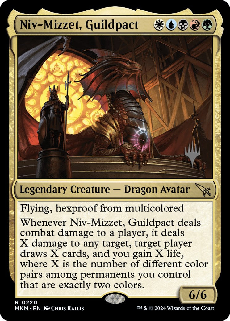 Niv-Mizzet, Guildpact (Promo Pack) [Murders at Karlov Manor Promos] - The Mythic Store | 24h Order Processing