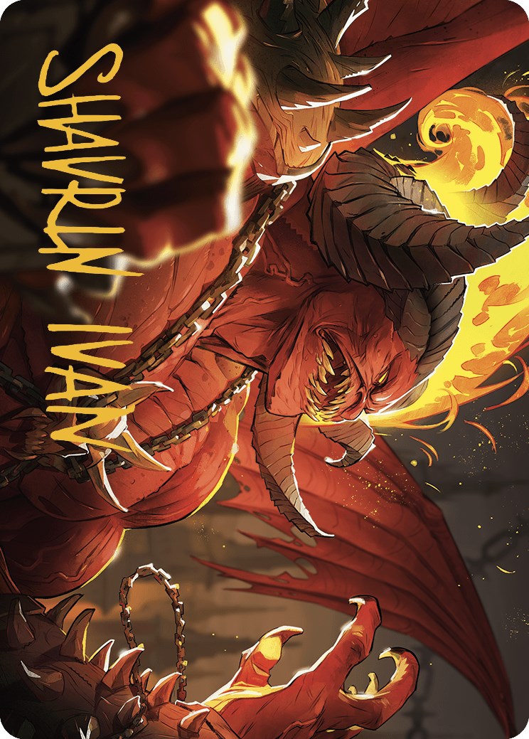 Rakdos, Patron of Chaos Art Card (45/49) (Gold-Stamped Signature) [Murders at Karlov Manor Art Series] - The Mythic Store | 24h Order Processing