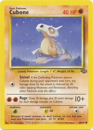 Cubone (50/64) [Jungle Unlimited] - The Mythic Store | 24h Order Processing