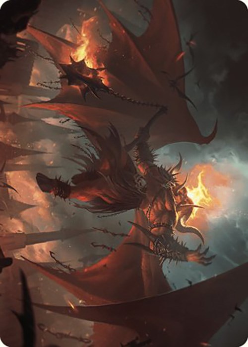 Rakdos, Patron of Chaos Art Card (22/49) [Murders at Karlov Manor Art Series] - The Mythic Store | 24h Order Processing