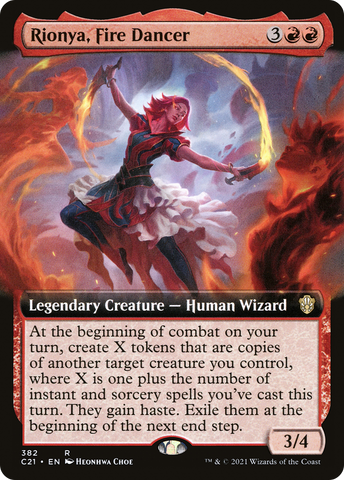 Rionya, Fire Dancer (Extended Art) [Commander 2021] - The Mythic Store | 24h Order Processing