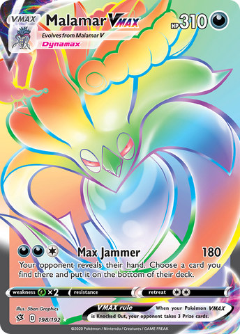 Malamar VMAX (198/192) [Sword & Shield: Rebel Clash] - The Mythic Store | 24h Order Processing