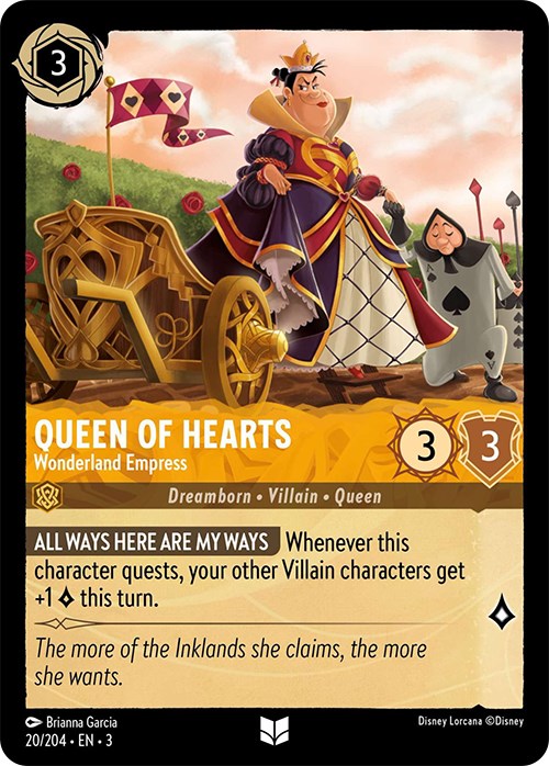 Queen of Hearts - Wonderland Empress (20/204) [Into the Inklands] - The Mythic Store | 24h Order Processing
