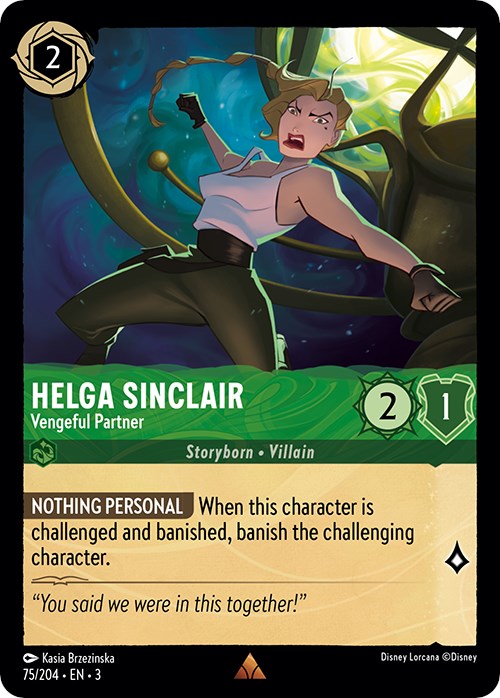 Helga Sinclair - Vengeful Partner (75/204) [Into the Inklands] - The Mythic Store | 24h Order Processing