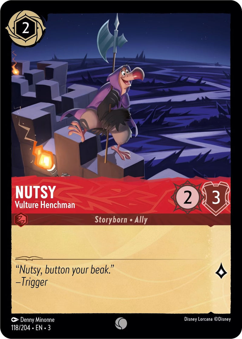 Nutsy - Vulture Henchman (118/204) [Into the Inklands] - The Mythic Store | 24h Order Processing