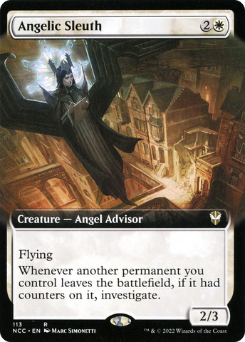 Angelic Sleuth (Extended Art) [Streets of New Capenna Commander] - The Mythic Store | 24h Order Processing
