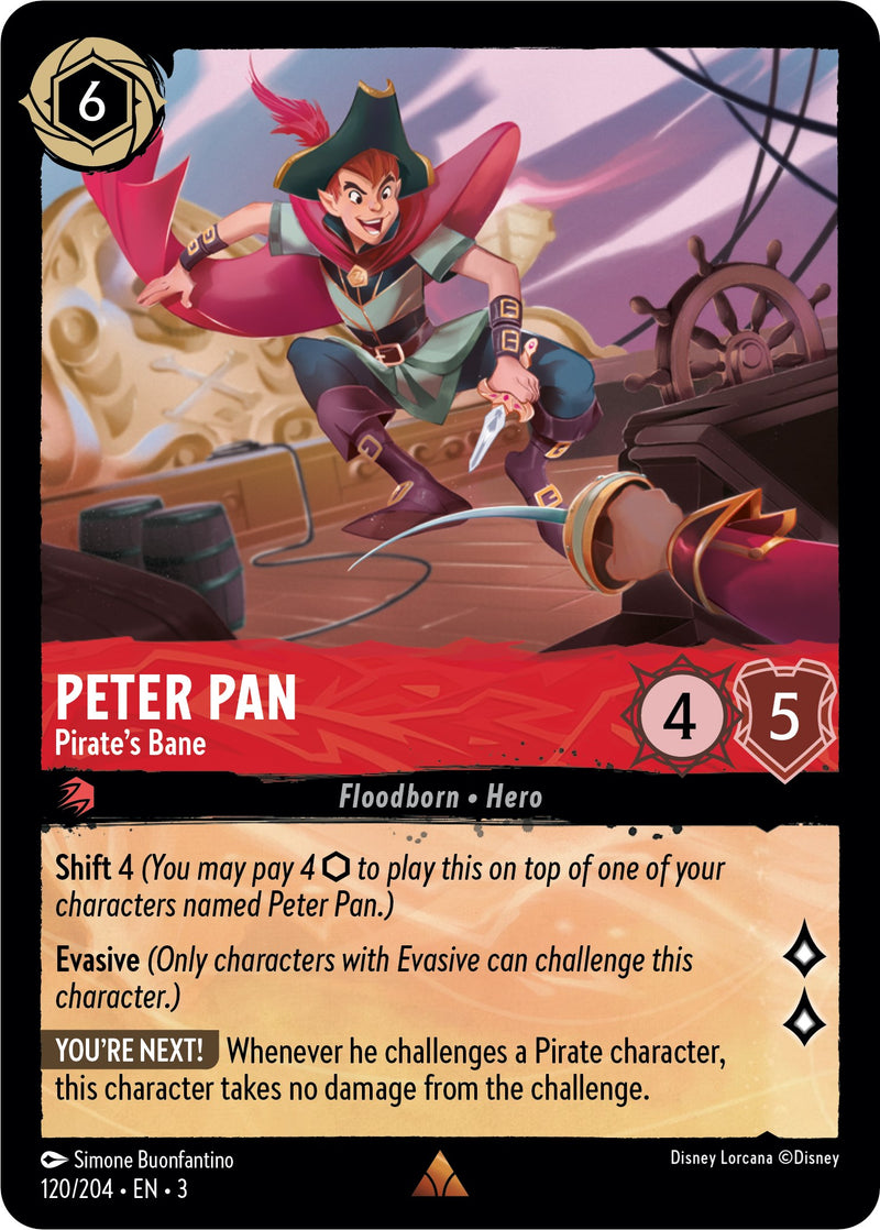 Peter Pan - Pirate's Bane (120/204) [Into the Inklands] - The Mythic Store | 24h Order Processing