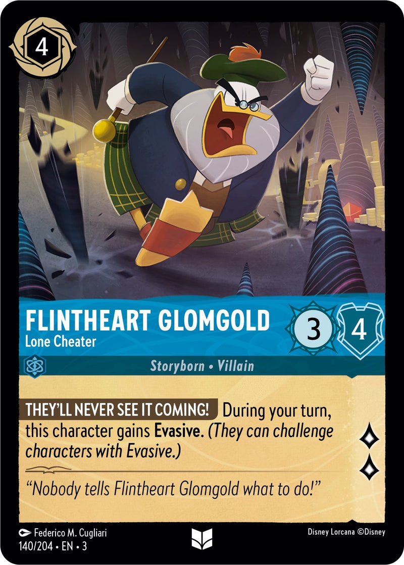 Flintheart Glomgold - Lone Cheater (140/204) [Into the Inklands] - The Mythic Store | 24h Order Processing