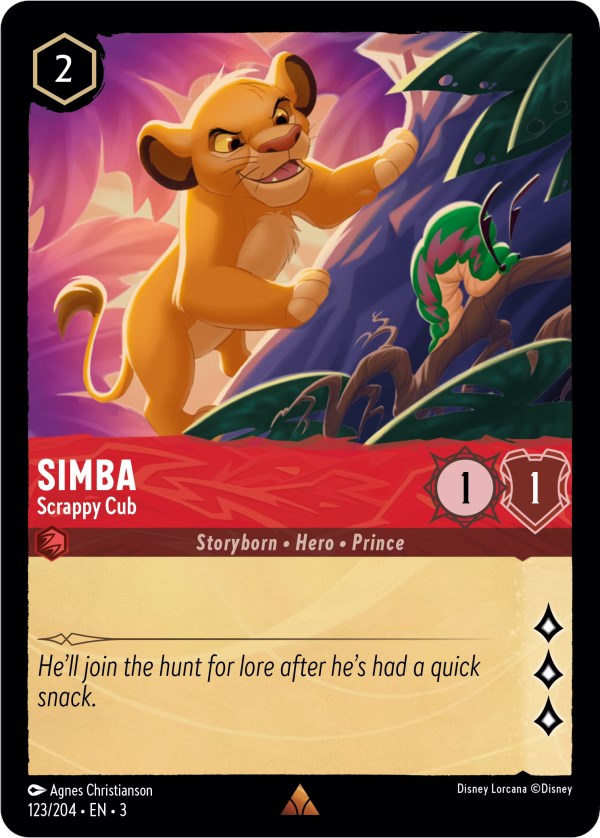 Simba - Scrappy Cub (123/204) [Into the Inklands] - The Mythic Store | 24h Order Processing