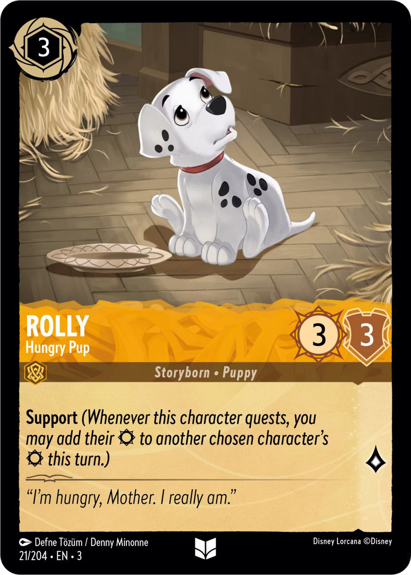 Rolly - Hungry Pup (21/204) [Into the Inklands] - The Mythic Store | 24h Order Processing