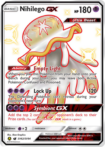 Nihilego GX (SV62/SV94) [Sun & Moon: Hidden Fates - Shiny Vault] - The Mythic Store | 24h Order Processing