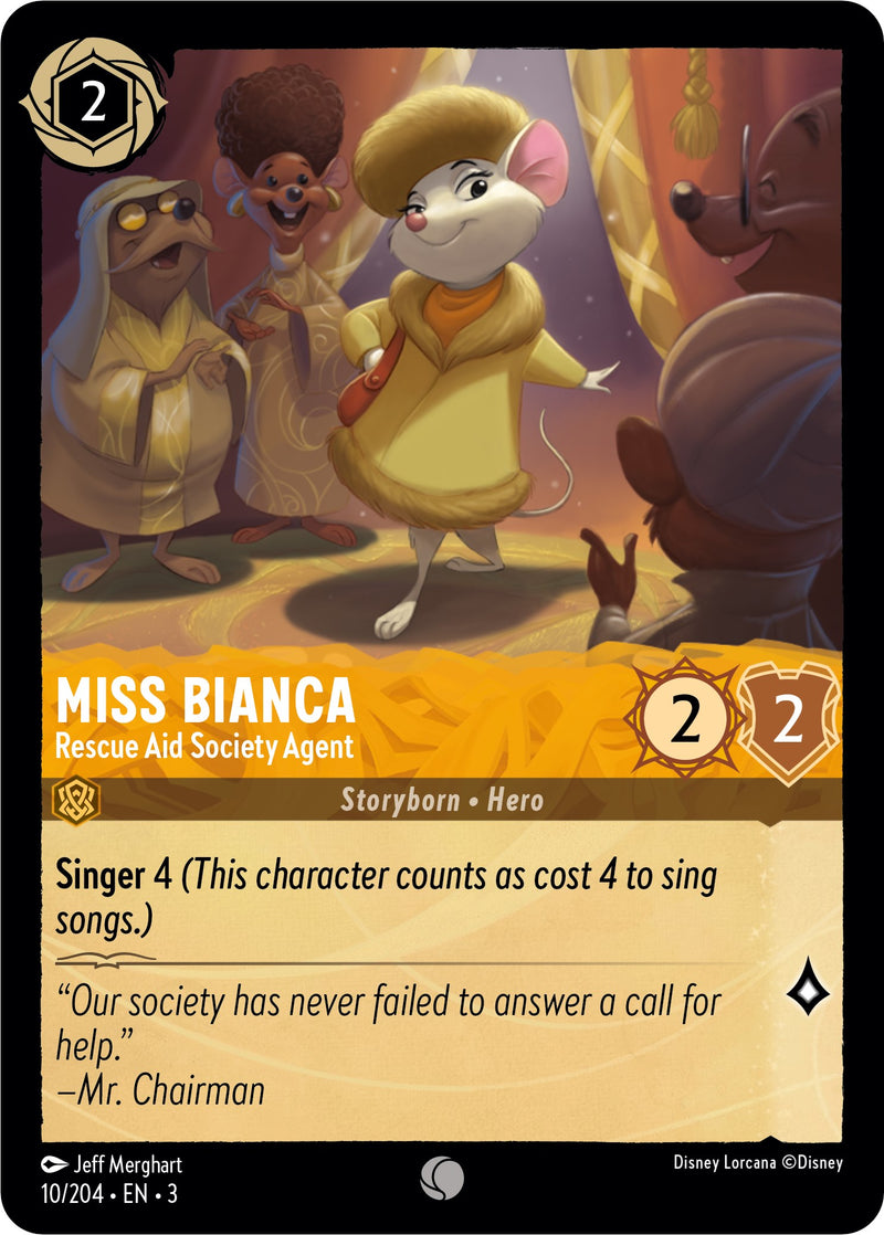 Miss Bianca - Rescue Aid Society Agent (10/204) [Into the Inklands] - The Mythic Store | 24h Order Processing