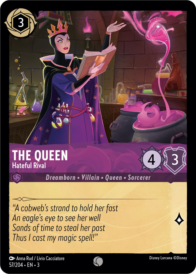 The Queen - Hateful Rival (57/204) [Into the Inklands] - The Mythic Store | 24h Order Processing