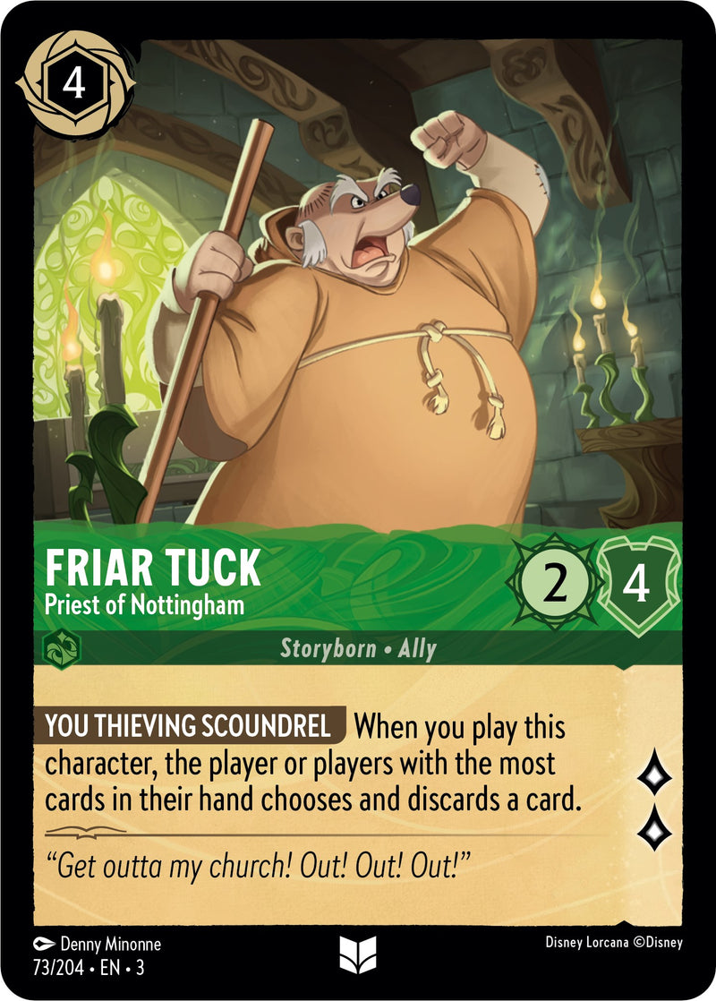 Friar Tuck - Priest of Nottingham (73/204) [Into the Inklands] - The Mythic Store | 24h Order Processing