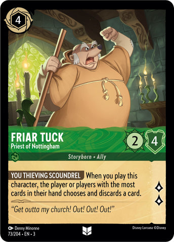 Friar Tuck - Priest of Nottingham (73/204) [Into the Inklands] - The Mythic Store | 24h Order Processing