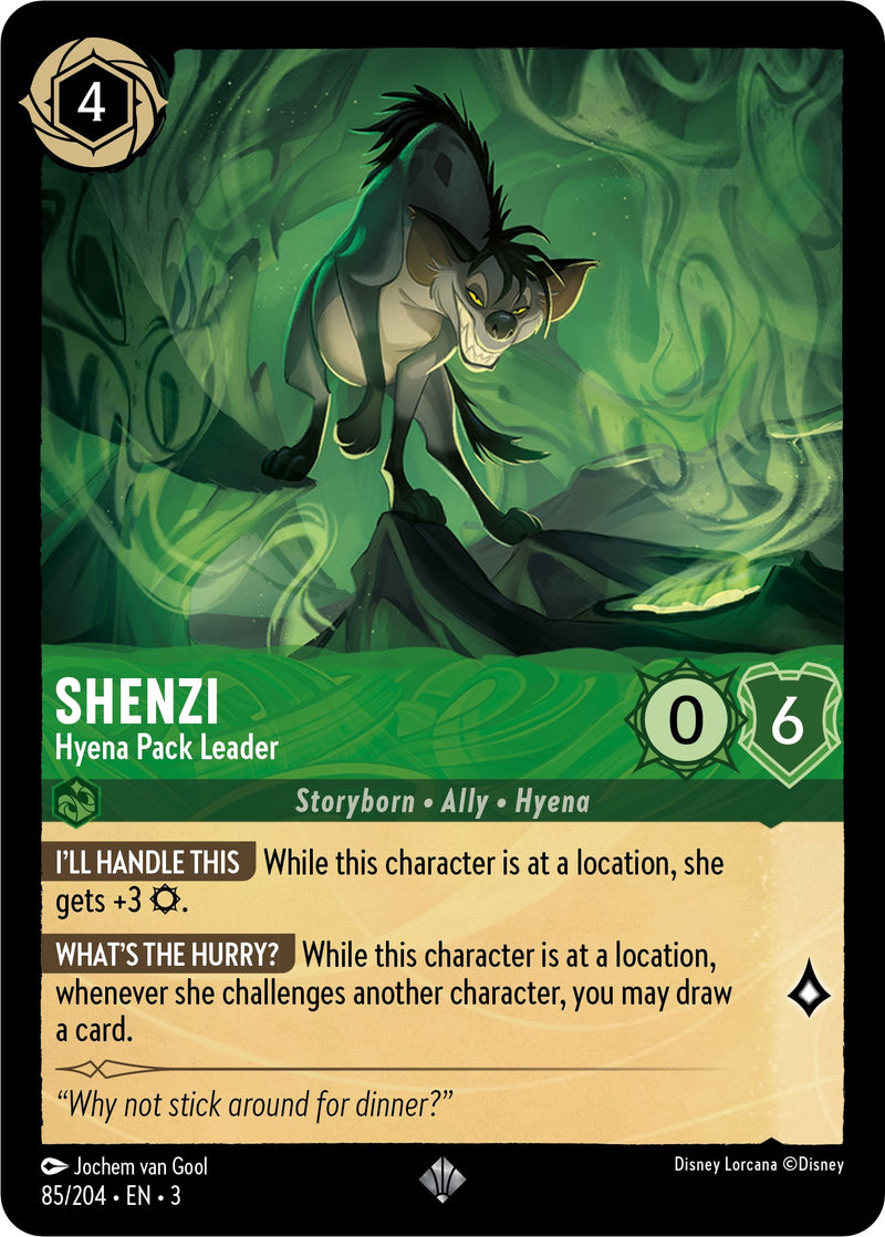 Shenzi - Hyena Pack Leader (85//204) [Into the Inklands] - The Mythic Store | 24h Order Processing