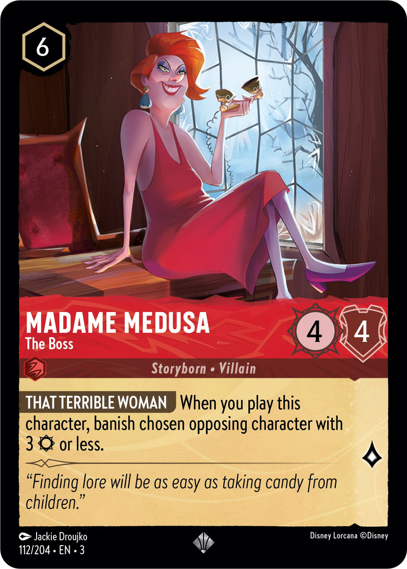 Madame Medusa - The Boss (112/204) [Into the Inklands] - The Mythic Store | 24h Order Processing