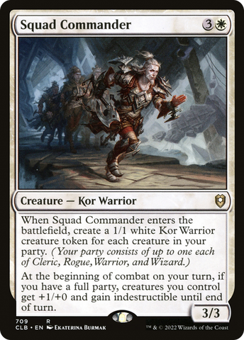 Squad Commander [Commander Legends: Battle for Baldur's Gate] - The Mythic Store | 24h Order Processing