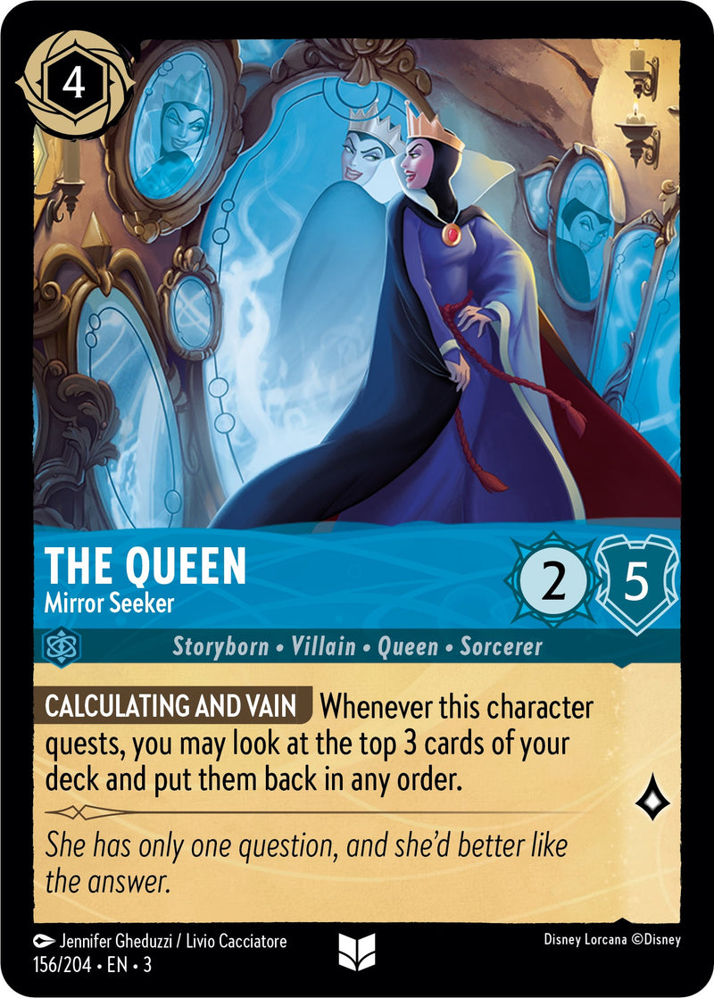 The Queen - Mirror Seeker (156/204) [Into the Inklands] - The Mythic Store | 24h Order Processing