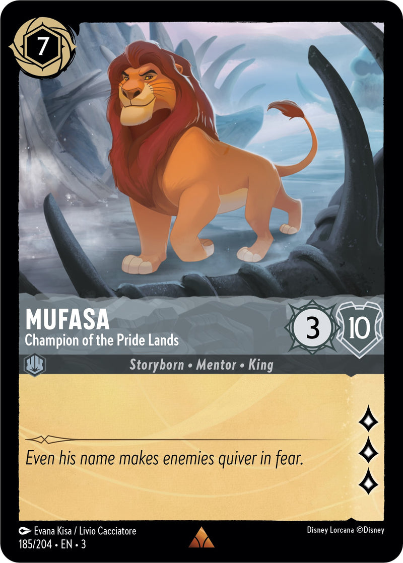 Mufasa - Champion of the Pride Lands (185/204) [Into the Inklands] - The Mythic Store | 24h Order Processing