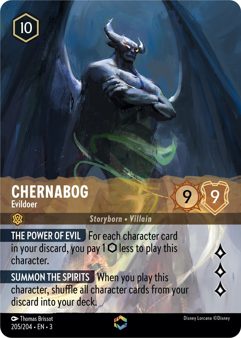 Chernabog - Evildoer (Enchanted) (205/204) [Into the Inklands] - The Mythic Store | 24h Order Processing