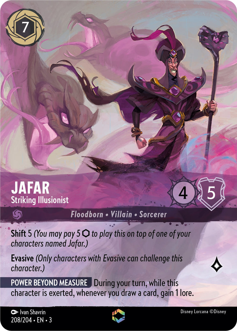 Jafar - Striking Illusionist (Enchanted) (208/204) [Into the Inklands] - The Mythic Store | 24h Order Processing