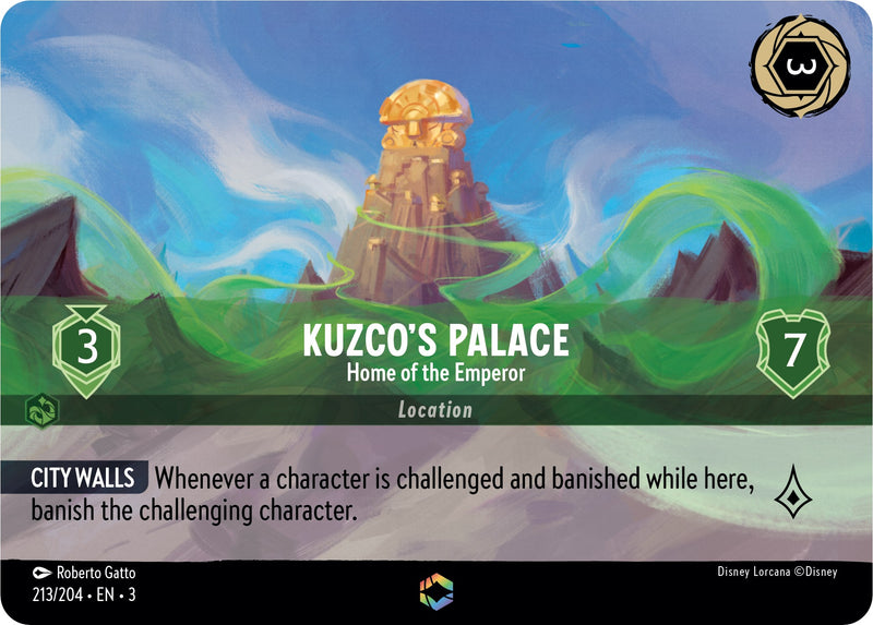 Kuzco's Palace - Home of the Emperor (Enchanted) (213/204) [Into the Inklands] - The Mythic Store | 24h Order Processing