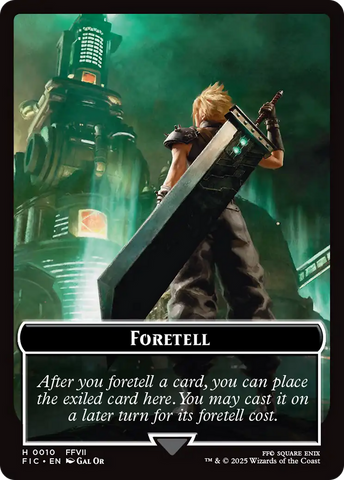 Foretell // Treasure Double-Sided Token [FINAL FANTASY Commander Tokens] - The Mythic Store | 24h Order Processing