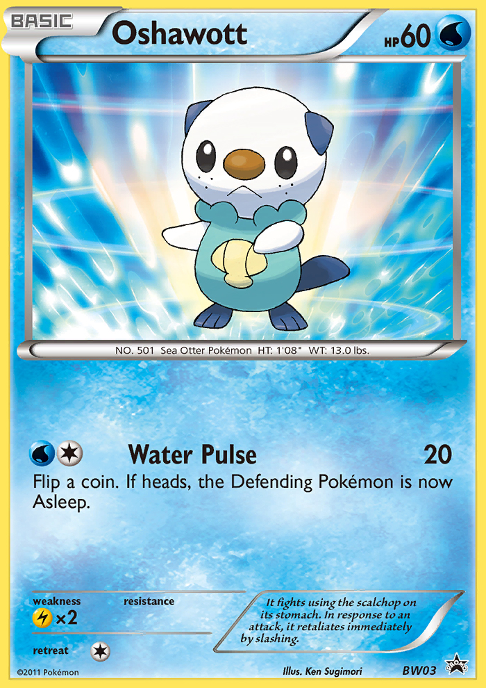 Oshawott (BW03) [Black & White: Black Star Promos] - The Mythic Store | 24h Order Processing