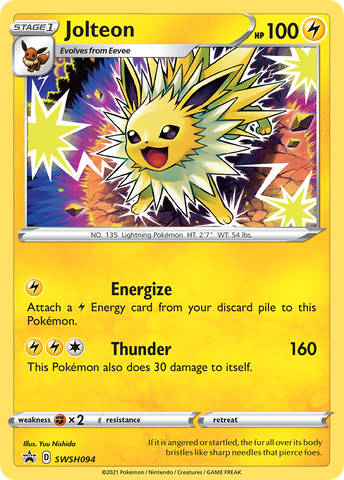 Jolteon (SWSH094) [Sword & Shield: Black Star Promos] - The Mythic Store | 24h Order Processing