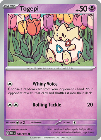 Togepi (083/197) [Scarlet & Violet: Obsidian Flames] - The Mythic Store | 24h Order Processing
