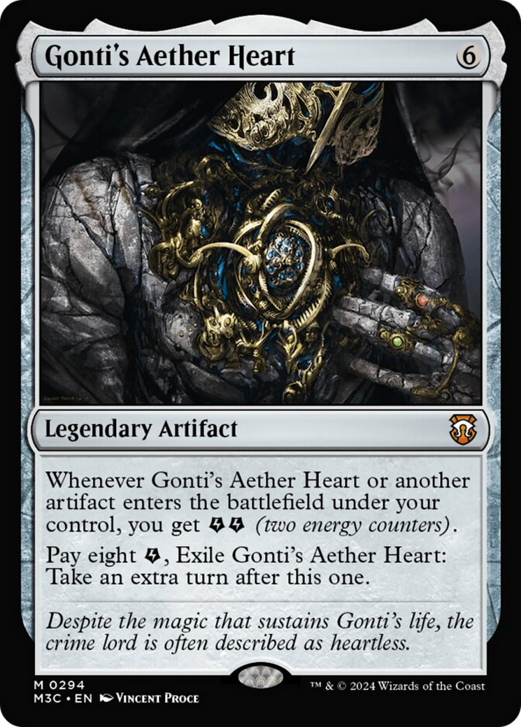 Gonti's Aether Heart [Modern Horizons 3 Commander] - The Mythic Store | 24h Order Processing