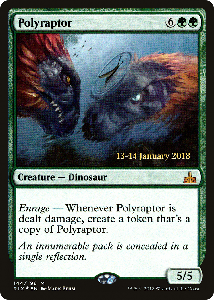Polyraptor [Rivals of Ixalan Prerelease Promos] - The Mythic Store | 24h Order Processing