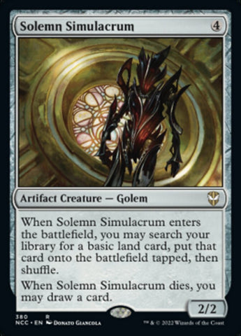 Solemn Simulacrum [Streets of New Capenna Commander] - The Mythic Store | 24h Order Processing