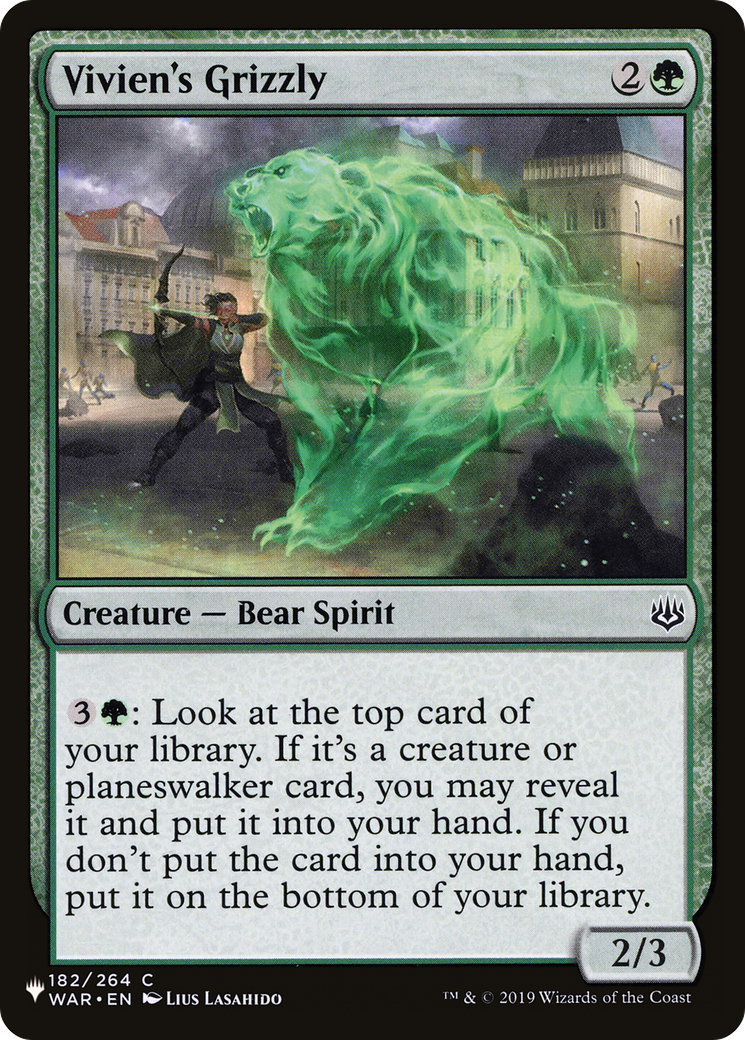 Vivien's Grizzly [The List Reprints] - The Mythic Store | 24h Order Processing