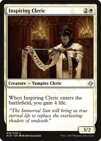 Inspiring Cleric [Ixalan] - The Mythic Store | 24h Order Processing