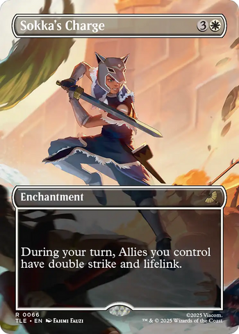 Sokka's Charge (Borderless) [Avatar: The Last Airbender: Eternal-Legal] - The Mythic Store | 24h Order Processing