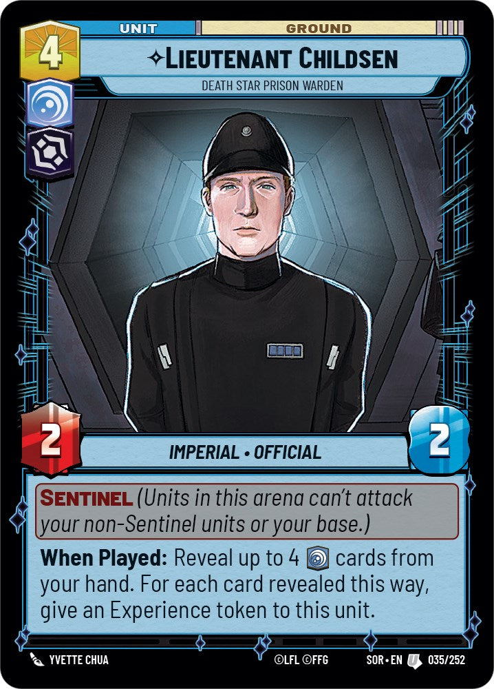 Lieutenant Childsen - Death Star Prison Warden (035/252) [Spark of Rebellion] - The Mythic Store | 24h Order Processing