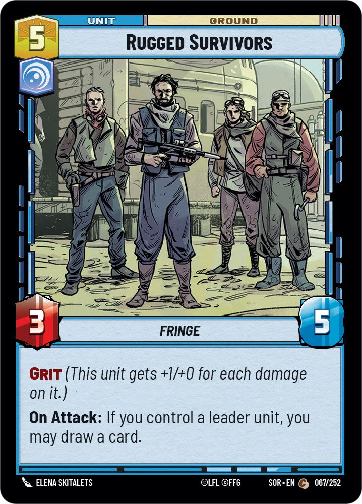 Rugged Survivors (067/252) [Spark of Rebellion] - The Mythic Store | 24h Order Processing
