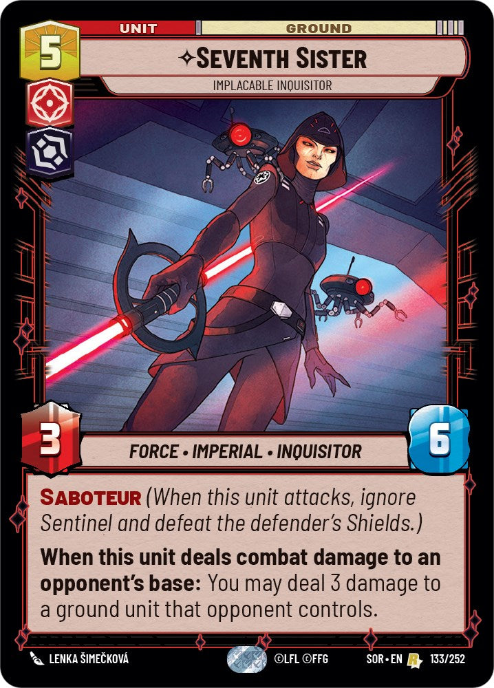 Seventh Sister - Implacable Inquisitor (133/252) [Spark of Rebellion] - The Mythic Store | 24h Order Processing